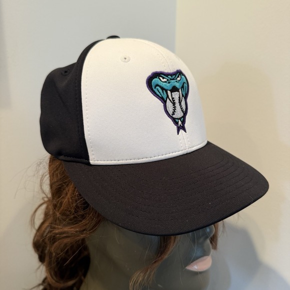 Arizona Diamondbacks Old Snake Logo Hat Richardson PTS‎ Fitted Small Flexfit Cap - Picture 5 of 15